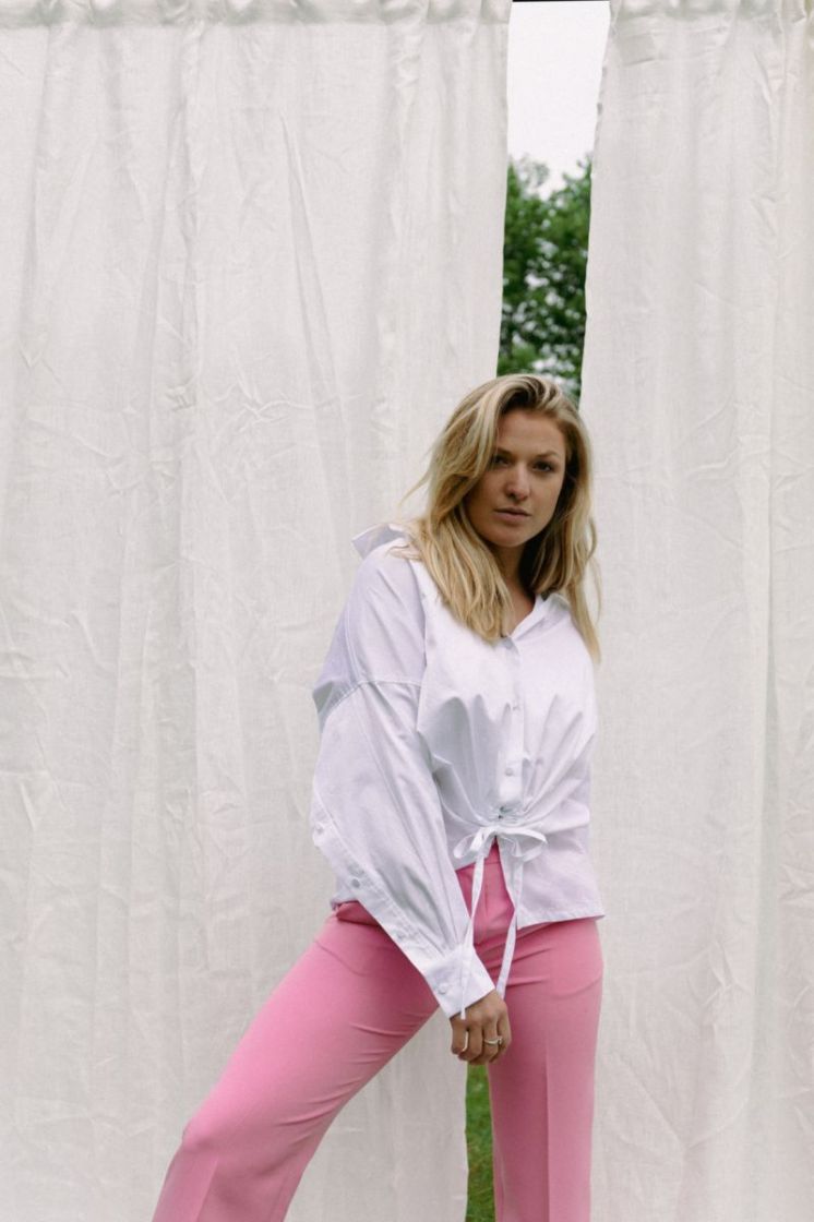 Chemise oversized BLANC