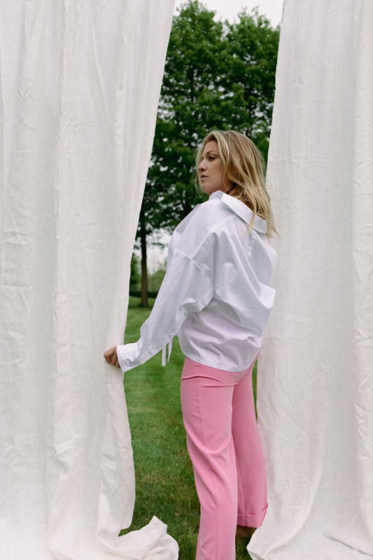 Chemise oversized BLANC